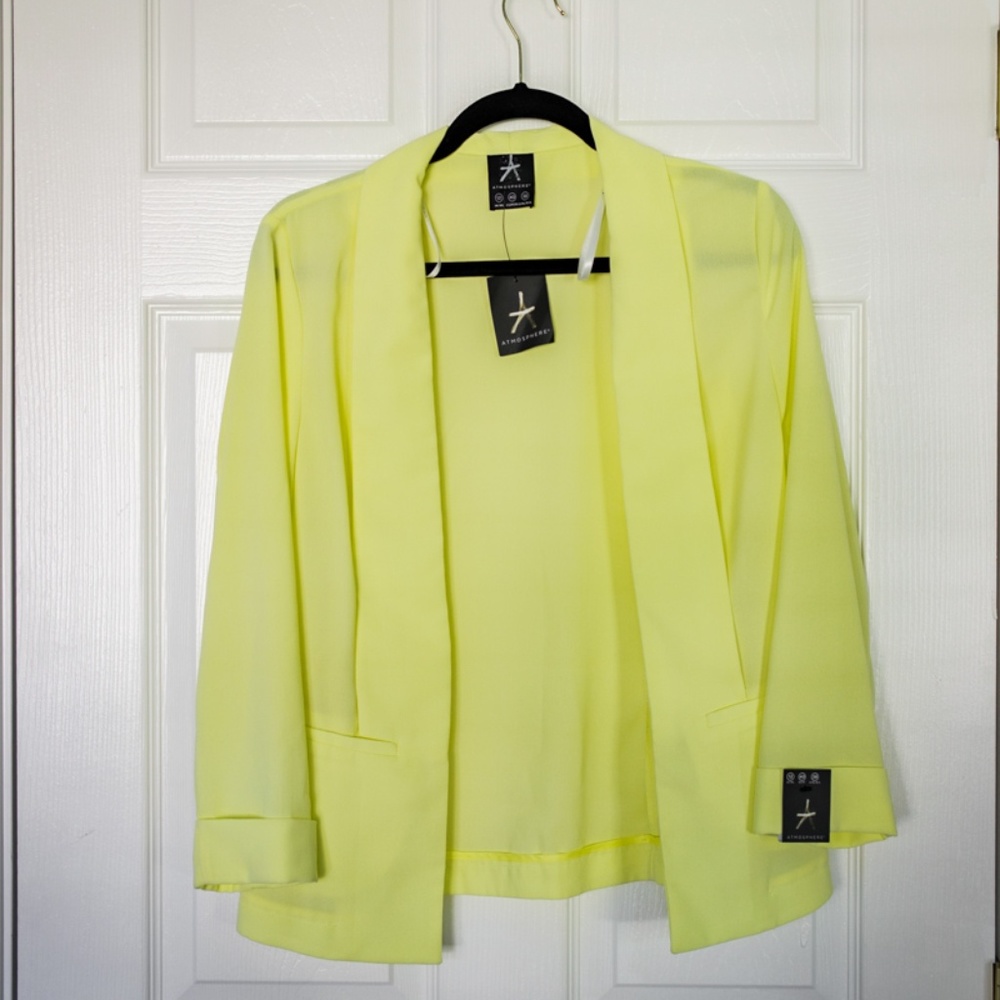 💛Primark Neon Yellow Lightweight Blazer 💛